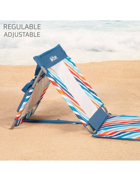 Tapete de praia dobrável compartimento térmico 175x55 cm | Distria