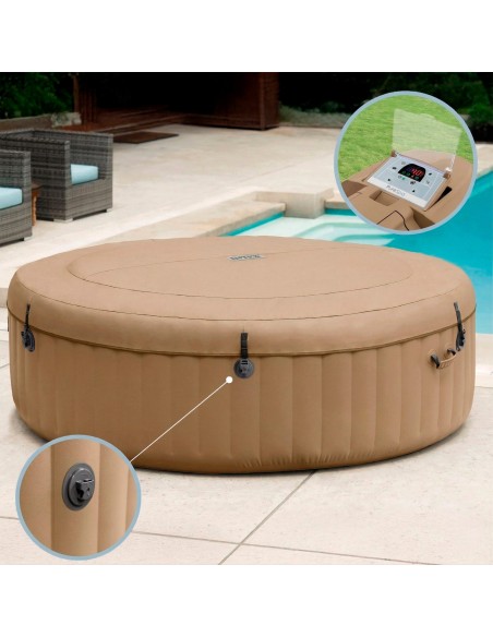 Spa insuflável Bubble Massage Sahara INTEX para 4 pessoas | Distria