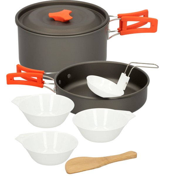Conjunto de utensílios de cozinha para camping | Distria