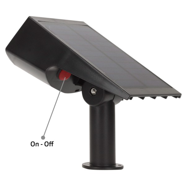 Farol solar LED de luz quente com 2 intensidades | Distria