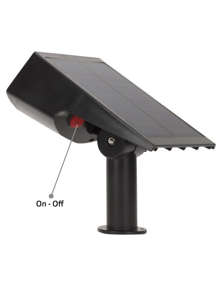 Farol solar LED de luz quente com 2 intensidades | Distria