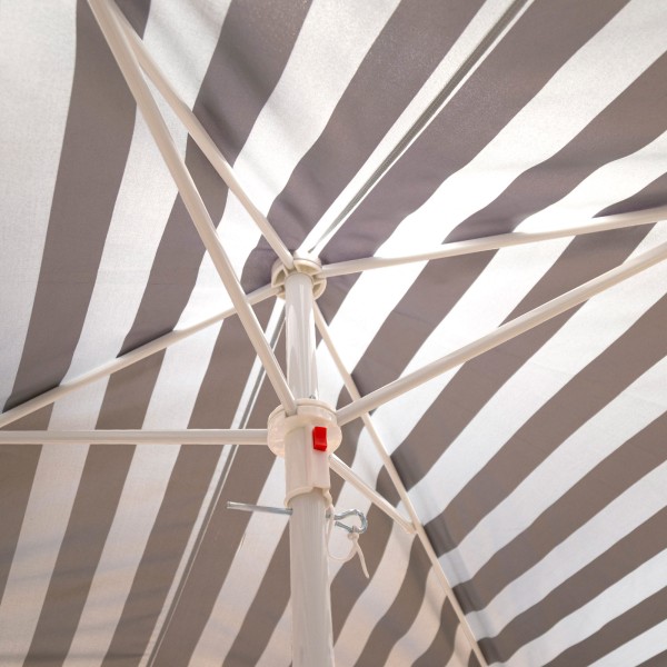 Guarda-sol de praia 2 em 1 conversível em tenda 145x145 cm | Aktive