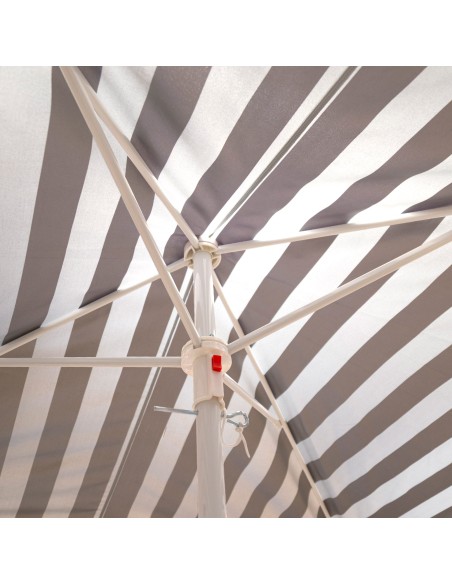 Guarda-sol de praia 2 em 1 conversível em tenda 145x145 cm | Aktive