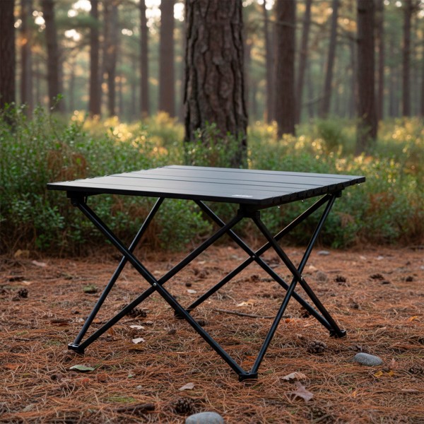 Mesa dobrável de camping Aktive 43x40 cm com bolsa | Distria