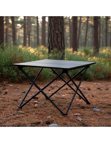 Mesa dobrável de camping Aktive 43x40 cm com bolsa | Distria