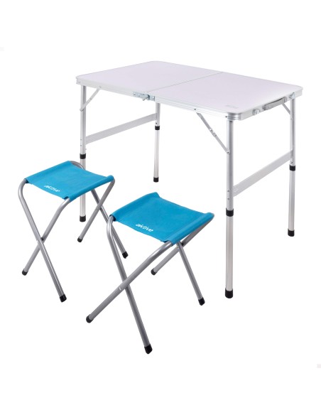 Mesa dobrável com 2 banquetas | Distria