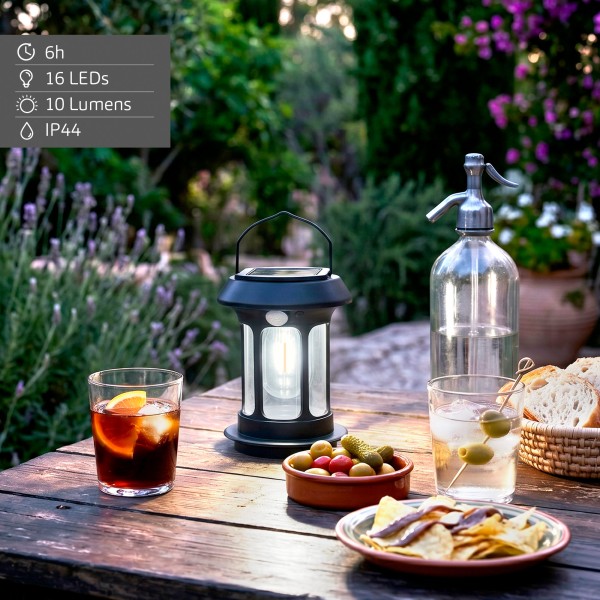 Aktive Lanterna solar LED com sensor de movimento | Distria