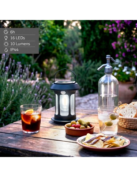 Aktive Lanterna solar LED com sensor de movimento | Distria