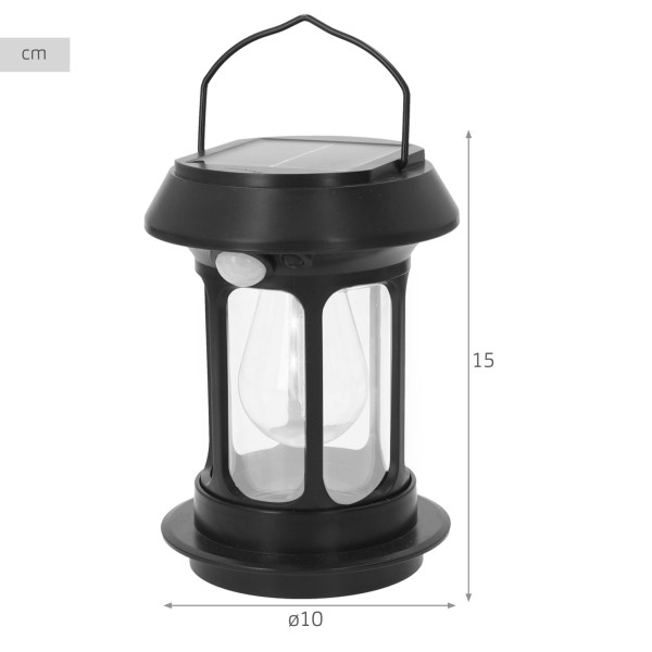 Aktive Lanterna solar LED com sensor de movimento | Distria