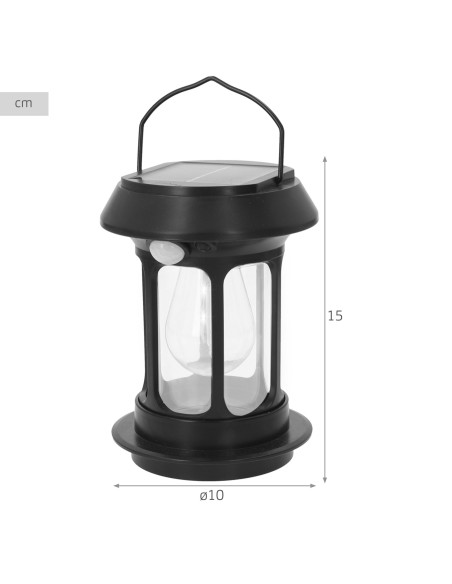 Aktive Lanterna solar LED com sensor de movimento | Distria