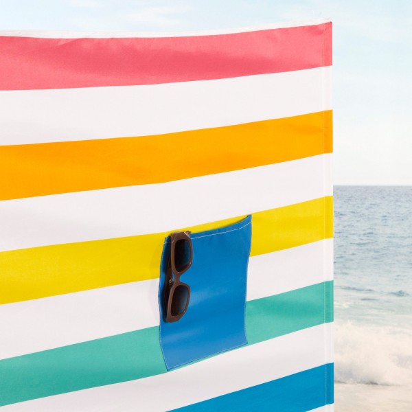 Jaqueta corta-vento multicolorida praia 360x85 cm Aktive | Distria