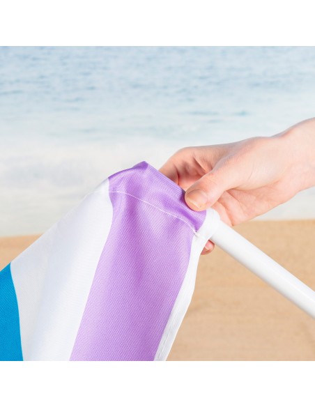 Jaqueta corta-vento multicolorida praia 360x85 cm Aktive | Distria