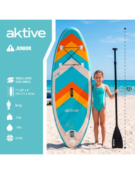 Prancha de Stand Up Paddle inflável júnior Aktive | Distria