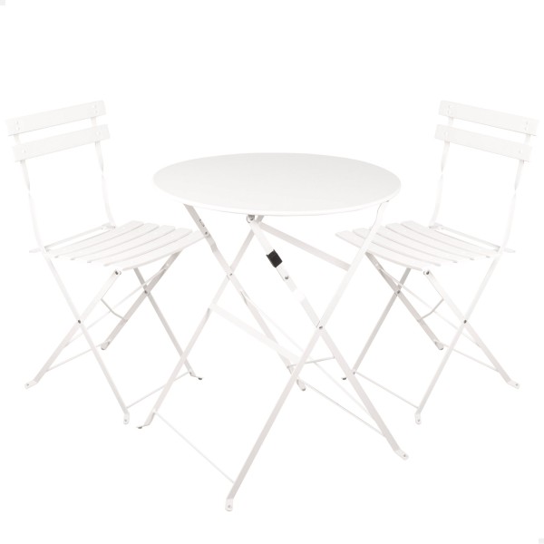 Conjunto de móveis de terraço brancos Aktive | Distria