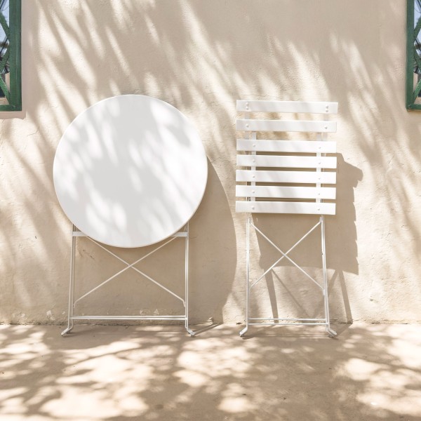 Conjunto de móveis de terraço brancos Aktive | Distria