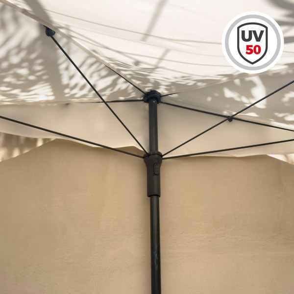 Guarda-sol de parede para terraço ou jardim 160x100 cm Aktive | Distria