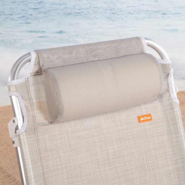 Cadeira dobrável multi-posições-Cadeiras de Praia Bege | Distria