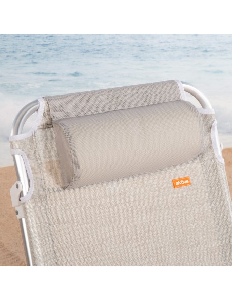 Cadeira dobrável multi-posições-Cadeiras de Praia Bege | Distria