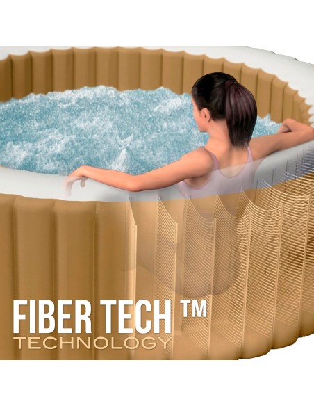 Spa insuflável Bubble Massage Sahara INTEX para 4 pessoas | Distria
