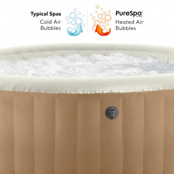Spa insuflável Bubble Massage Sahara INTEX para 4 pessoas | Distria