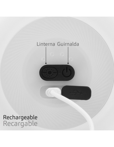 Luz LED 2 em 1 e guirlanda Aktive | Distria