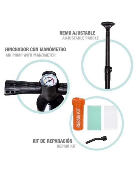 Prancha de stand up paddle inflável de 10,6'' | Distria