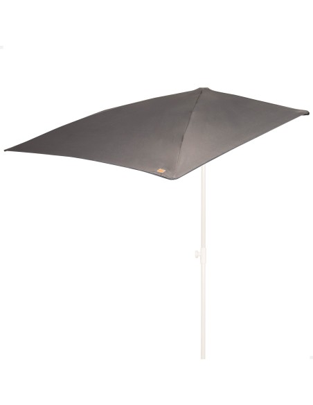 Guarda-sol de parede cinzento para terraço ou jardim 160x100 cm Aktive | Distria