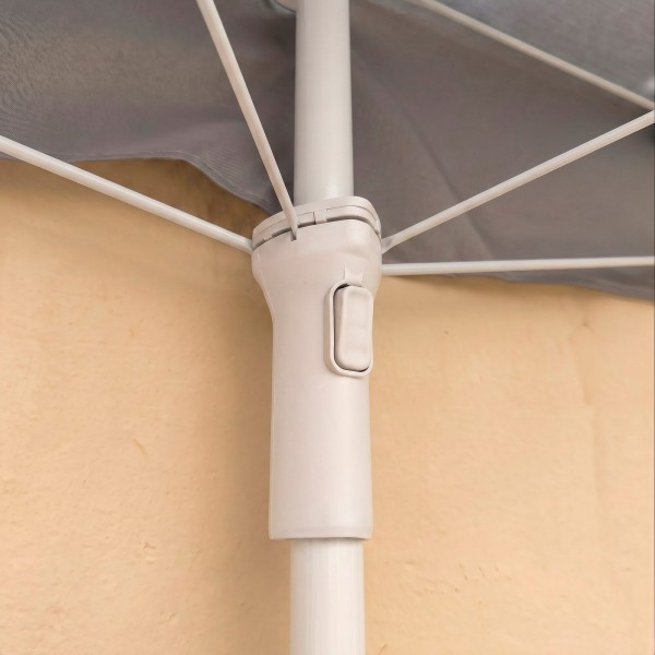 Guarda-sol de parede cinzento para terraço ou jardim 160x100 cm Aktive | Distria