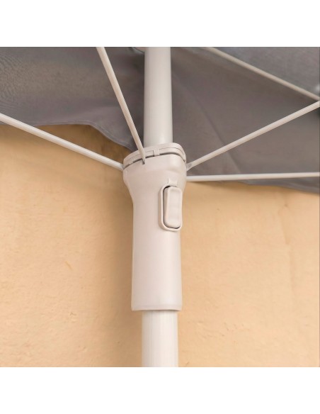 Guarda-sol de parede cinzento para terraço ou jardim 160x100 cm Aktive | Distria