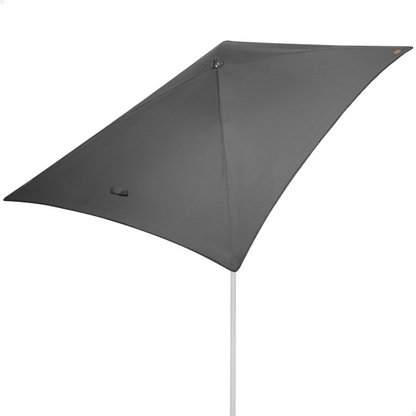 Guarda-sol retangular cinza para jardim, 180x120 cm, proteção UV30 Aktive | Distria