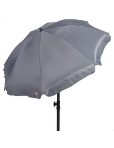 Guarda-sol grande cinza escuro de 200 cm com capa | Distria