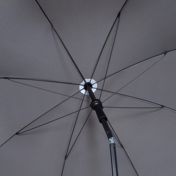 Guarda-sol grande cinza escuro de 200 cm com capa | Distria