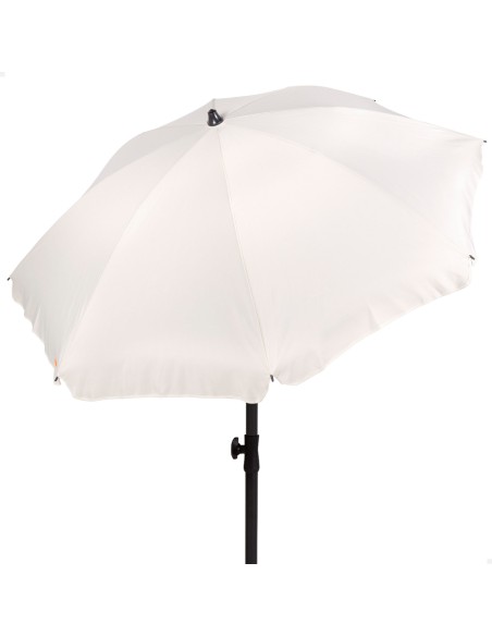 Guarda-sol grande branco creme de 200 cm com capa | Distria