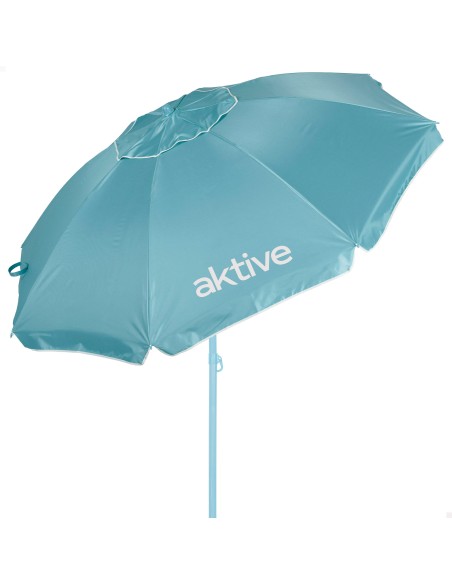 Guarda-sol de praia Aktive MAX+AIR azul Ø220 cm UV50 Aktive | Distria