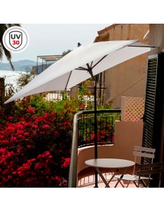 Guarda-sol retangular de jardim 180x120 cm UV30 Aktive | Distria 2