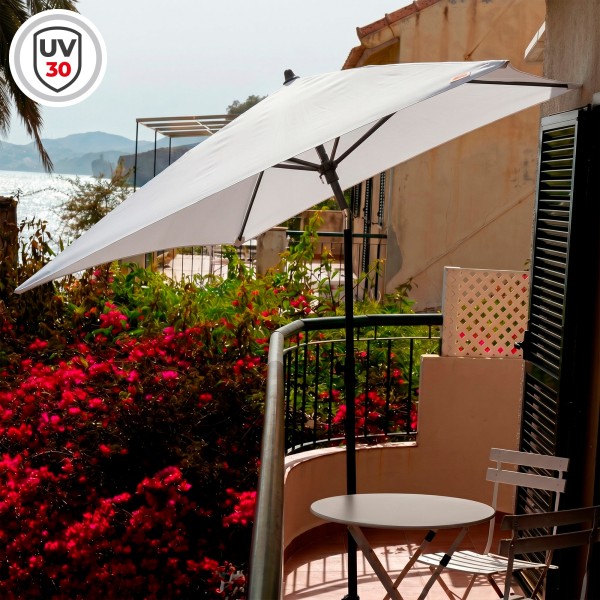 Guarda-sol retangular de jardim 180x120 cm UV30 Aktive | Distria