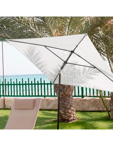 Guarda-sol retangular de jardim 180x120 cm UV30 Aktive | Distria