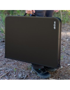 Mesa de camping dobrável Aktive com bancos ajustáveis | Distria 2