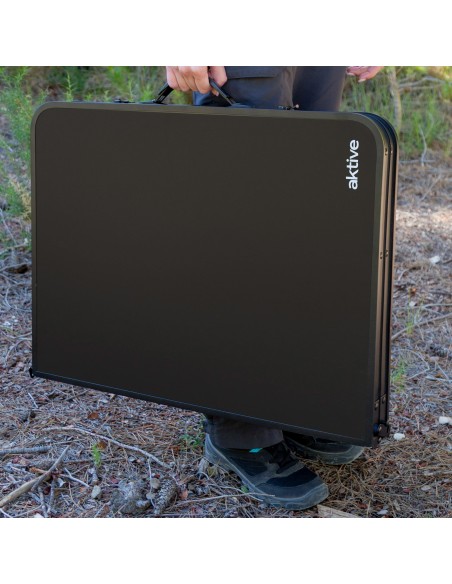 Mesa de camping dobrável Aktive com bancos ajustáveis | Distria