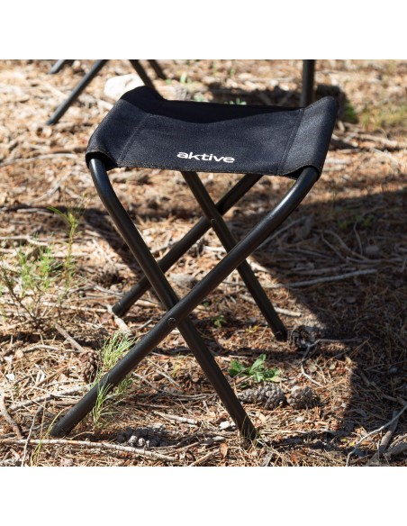 Mesa de camping dobrável Aktive com bancos ajustáveis | Distria