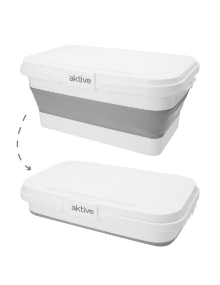 Cesto dobrável para geladeira de 15L com mesa de camping de 44 cm Aktive | Distria