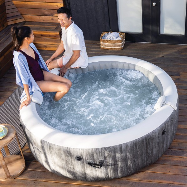 Spa inflável de luxo Greywood para 6 pessoas com filtro e aplicativo | Distria