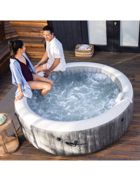 Spa inflável de luxo Greywood para 6 pessoas com filtro e aplicativo | Distria