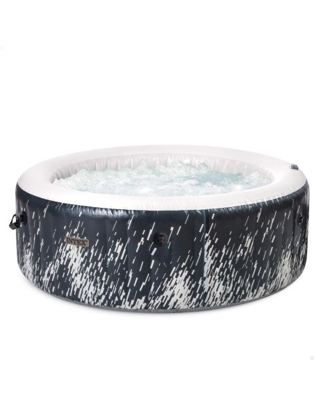 Spa inflável Glow Deluxe para 4 pessoas com bomba de filtro | Distria
