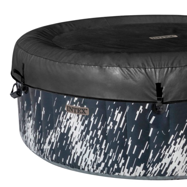 Spa inflável Glow Deluxe para 4 pessoas com bomba de filtro | Distria