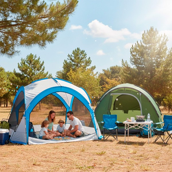 Tenda de campismo com rede mosquiteira | Distria