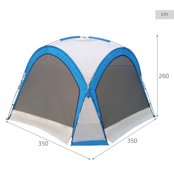 Tenda de campismo com rede mosquiteira | Distria