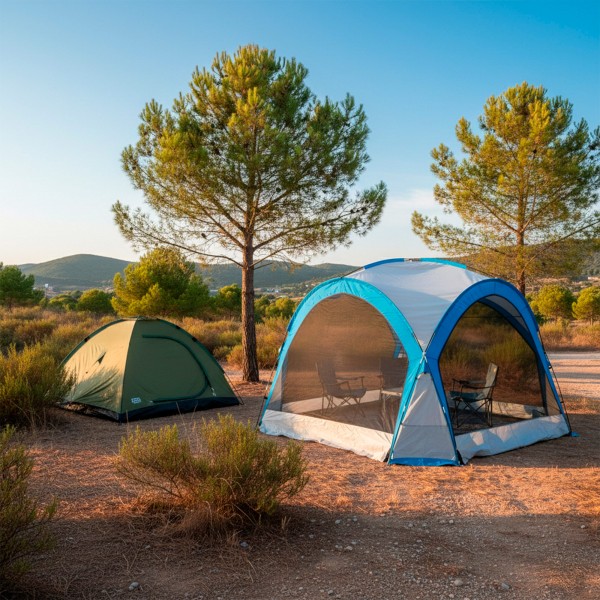 Tenda de campismo com rede mosquiteira | Distria