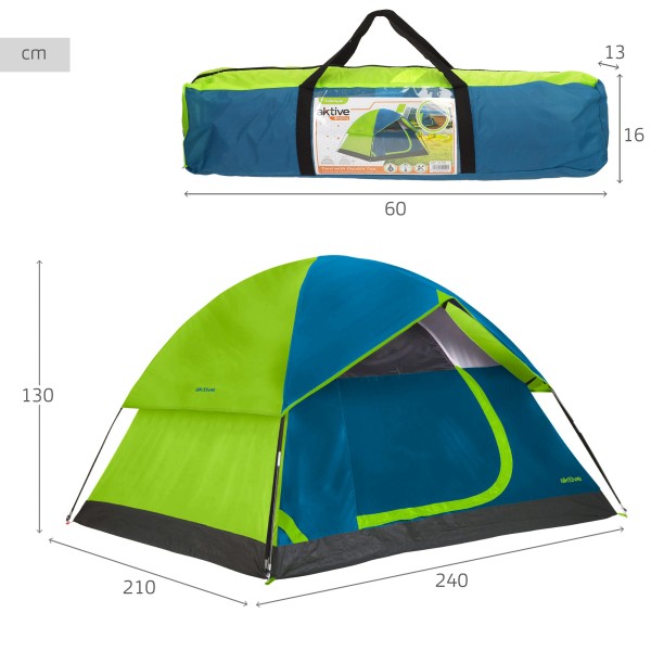Tenda de campismo de telhado duplo | barracas