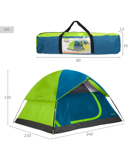 Tenda de campismo de telhado duplo | barracas